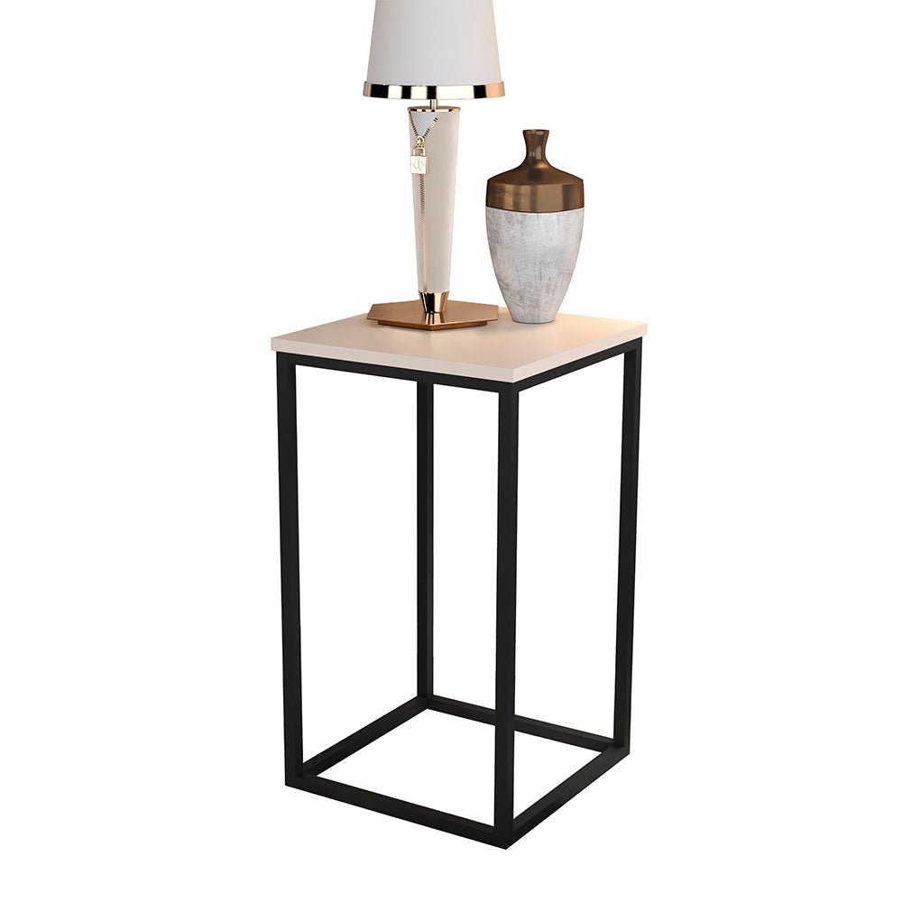 Mesa Valencia Beige 40 cm Cuadrada - Mesas | Bylmo