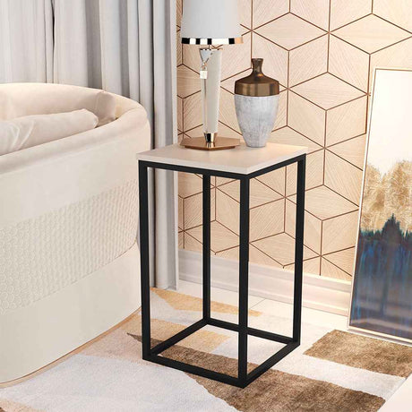 Mesa Valencia Beige 40 cm Cuadrada - Mesas | Bylmo