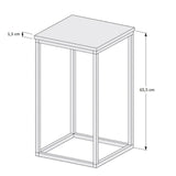 Mesa Valencia Beige 40 cm Cuadrada - Mesas | Bylmo