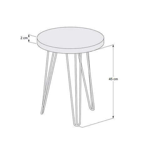 Silla Egipto Negro 36 cm - Sillas | Bylmo