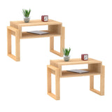 Mesa de Noche x 2 Novo Duna 59 cm - Mesas de Noche | Bylmo