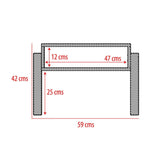 Mesa de Noche x 2 Novo Duna 59 cm - Mesas de Noche | Bylmo