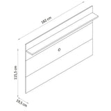 Panel Lorenzo Cafe 182 cm - Muebles para TV | Bylmo