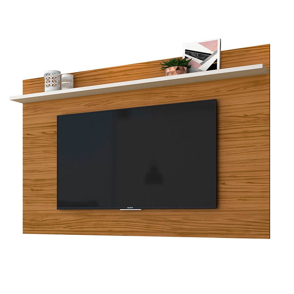 Panel Cafe y Blanco 182 cm - Muebles para TV | Bylmo