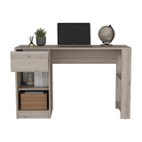 Escritorio Home Compacto Ceniza 47.3x120.2x75.6cm 1 Cajón - Escritorios | Bylmo