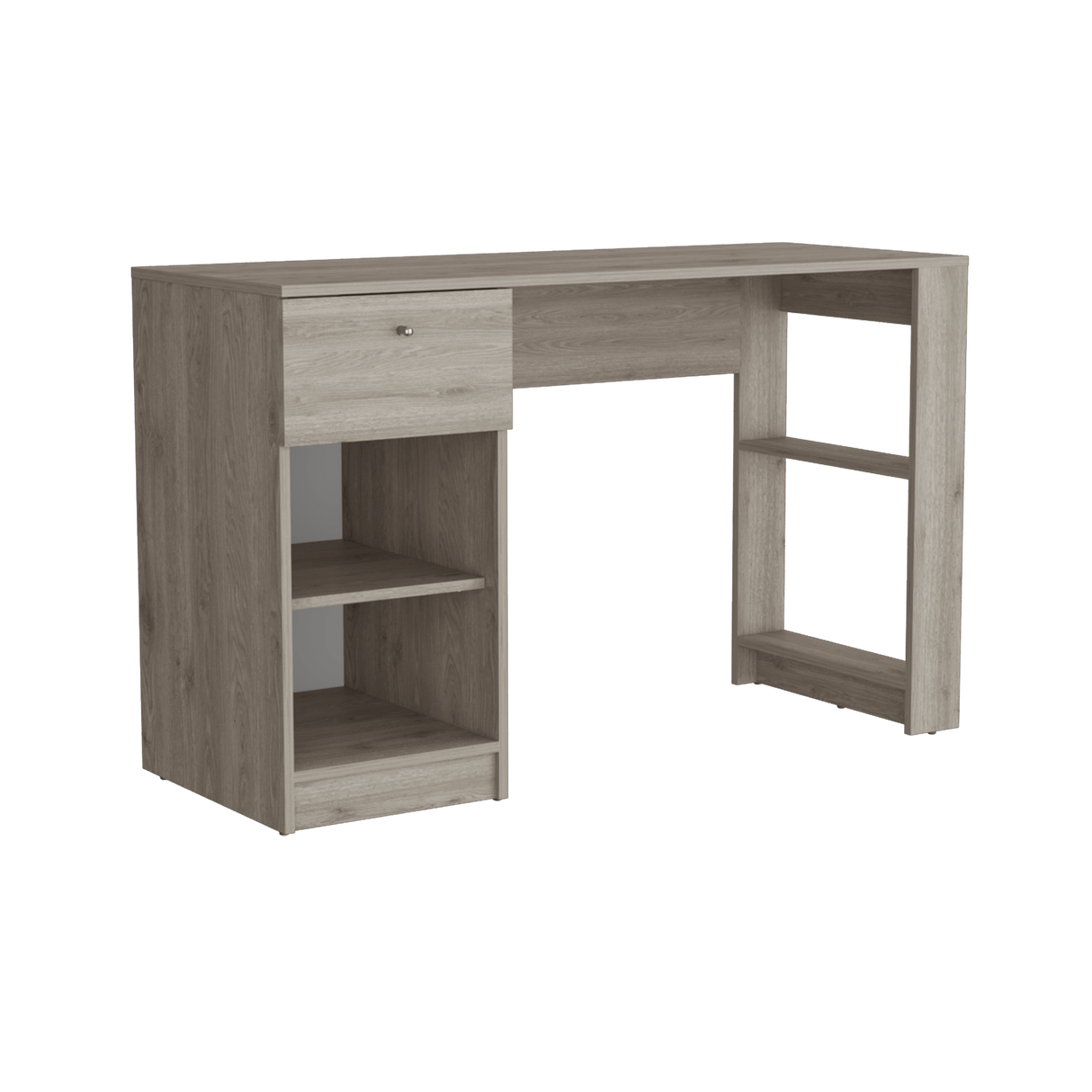 Escritorio Home Compacto Ceniza 47.3x120.2x75.6cm 1 Cajón - Escritorios | Bylmo