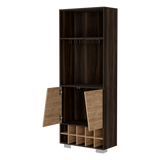 Bar Esquinero Fraktal Habano 65.8x180cm Moderno