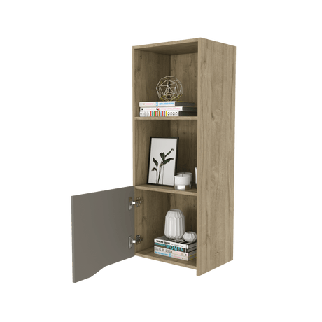 Biblioteca Flotante Obregon 34x41 Duna Minimalista 4 Entrepaños - Bibliotecas y Estanterías | Bylmo