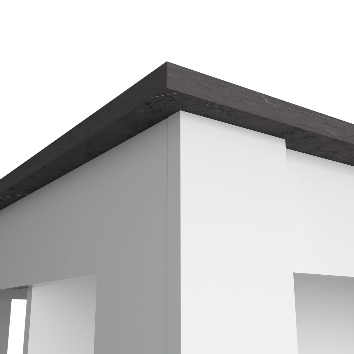 Isla de Cocina Cala 70x103 Blanco Onix Moderno