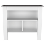 Isla de Cocina Cala 70x103 Blanco Onix Moderno