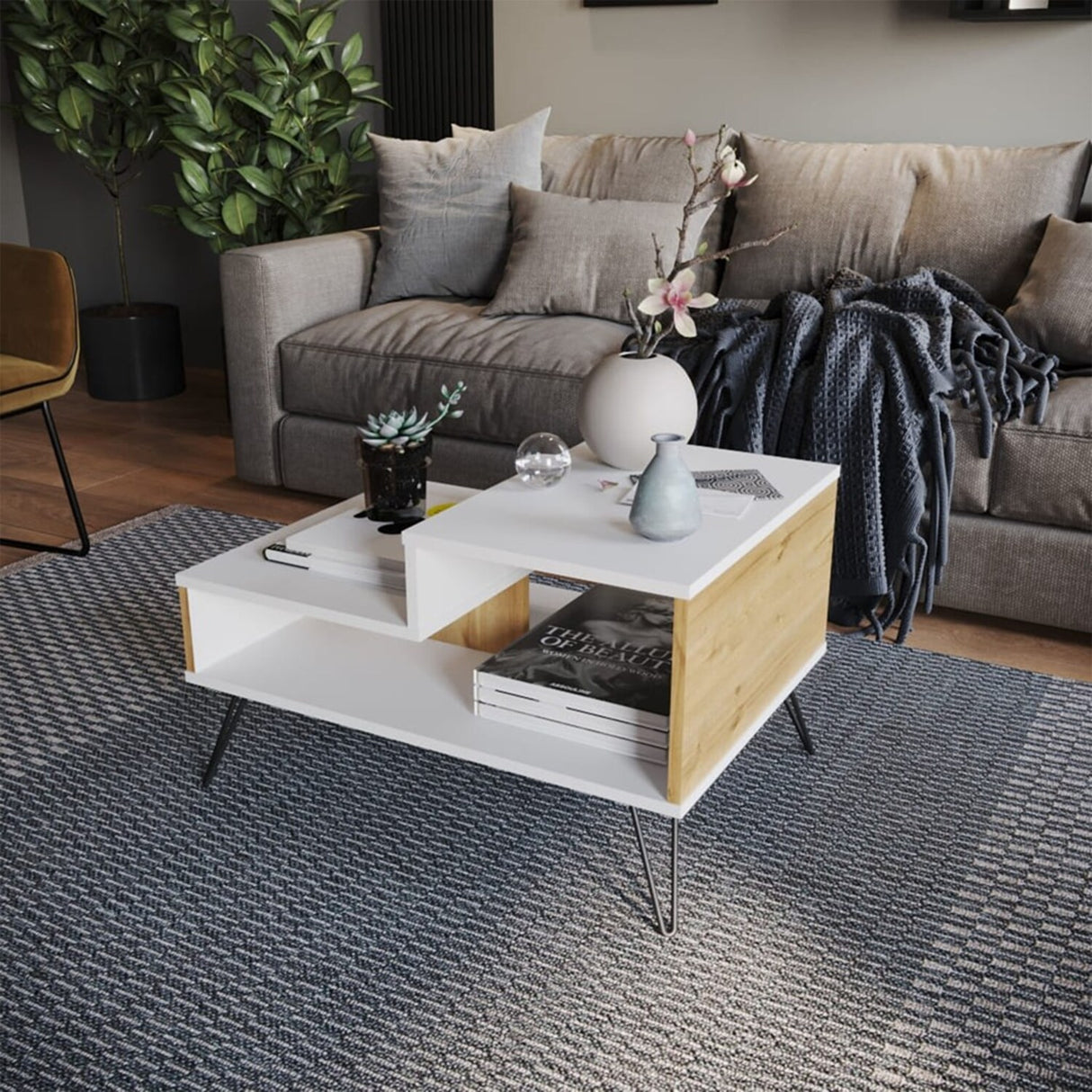 Mesa de Centro Urban Duna 70.8x50.2cm Moderna