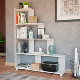 Biblioteca Paris Blanco 5 Estantes 106 Cm X 135 Cm