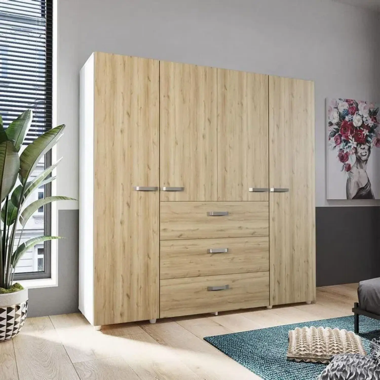 Closet Saga Duna 180x180cm Moderno