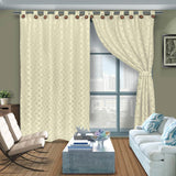 Cortina Lona Blanco 265x215cm de Circulos - Cortinas | Bylmo