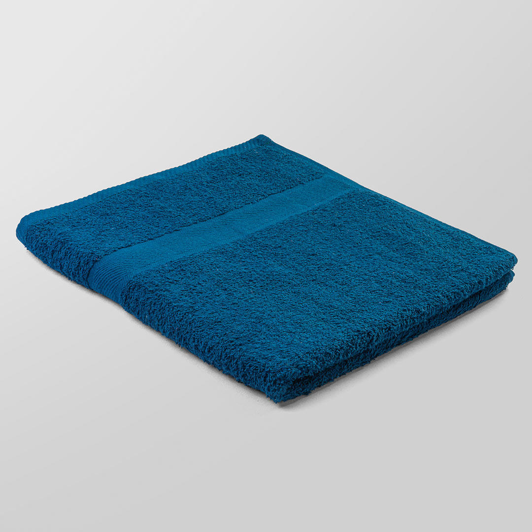 Toallas de baño azul petroleo, toallas de Portugal