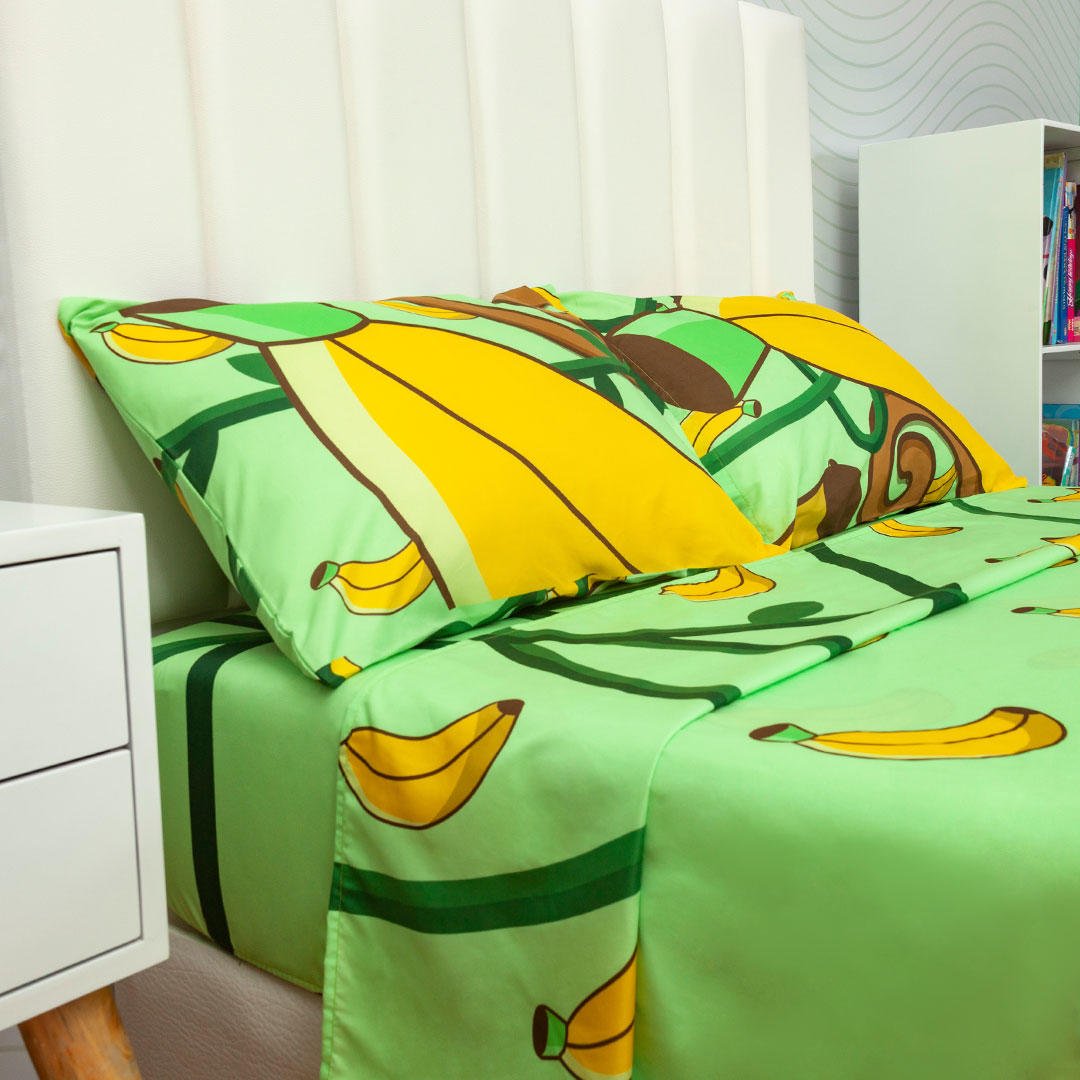 Juego de Sabanas Microfibra Semidoble 120 cm Verde de Mico - Ropa de Cama | Bylmo