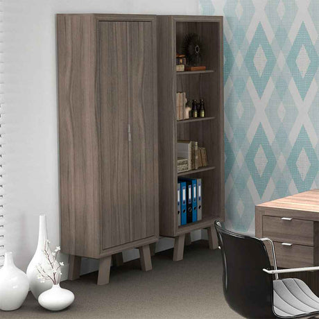 Biblioteca Tijuana Roble 60 cm con Entrepaños - Bibliotecas | Bylmo