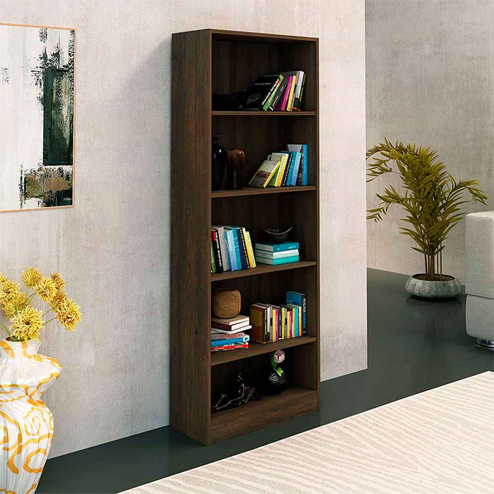 Biblioteca Rosana Cafe 60 cm con Entrepaños - Bibliotecas | Bylmo