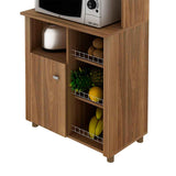 Mueble Auxiliar Burgos Cafe 68 cm con Una Puerta y Entrepaños - Muebles Organizadores | Bylmo