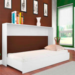 Cama Latino Sencilla 90 cm Blanco Desplegable