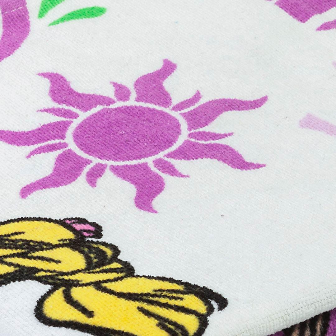 Toalla Infantil Blanco 60x120cm para el Cuerpo Rapunzel Medio Suave - Toallas | Bylmo