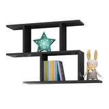 Repisa Bento Negro 78 cm - Repisas y Percheros | Bylmo