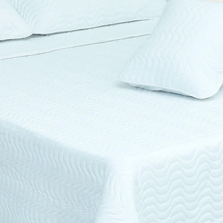 Cubrelecho Español Blanco para Cama King 200 X 200 Cm Doble Faz de Fondo Entero - Ropa de Cama | Bylmo