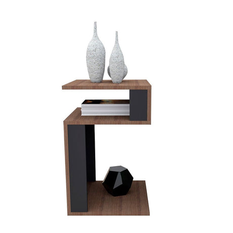 Mesa Guadalupe Cafe y Negro 35 cm - Mesas | Bylmo