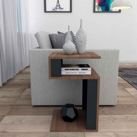 Mesa Guadalupe Cafe y Negro 35 cm - Mesas | Bylmo