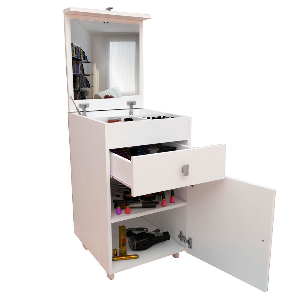 Tocador Montserrat Blanco 40 cm - Cajoneras | Bylmo