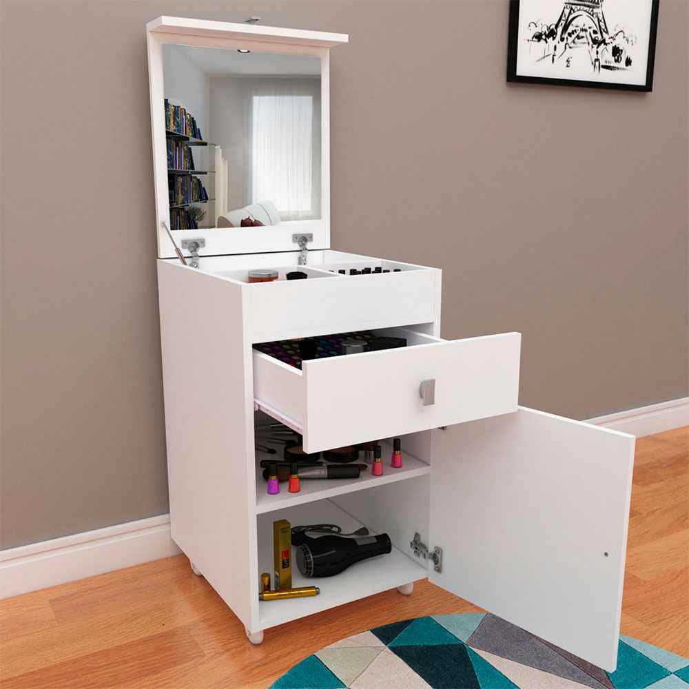 Tocador Montserrat Blanco 40 cm - Cajoneras | Bylmo