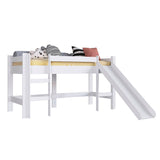 Cama Marcela Sencilla 90 cm Blanco con Lisadero - Camas | Bylmo