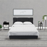 Juego de Sabanas Microfibra Semidoble 120 cm Blanco con Círculos Pequeños - Ropa de Cama | Bylmo