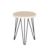 Mesa Cairo Beige 36 cm Redonda - Mesas | Bylmo