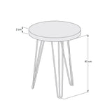 Mesa Cairo Beige 36 cm Redonda - Mesas | Bylmo