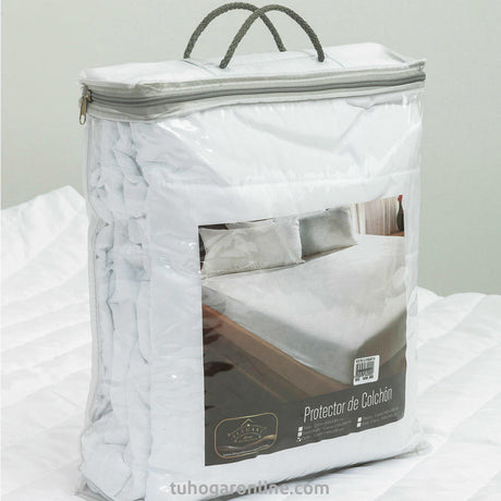 Protector de Colchón Blanco para cama Queen 160 X 190 Cm - Ropa de Cama | Bylmo