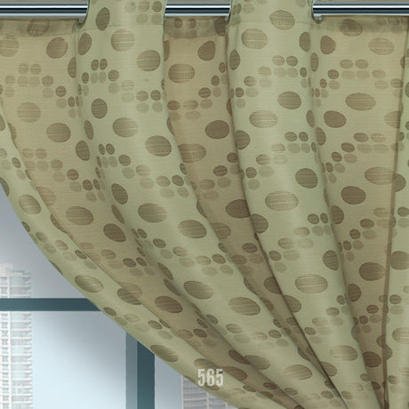 Cortina Lona Café 265x215cm de Circulos - Cortinas | Bylmo