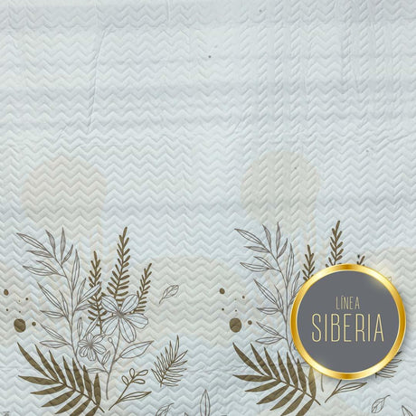 Cubrelecho Español Blanco y Gris para Cama King 200 X 200 Cm Doble Faz de Lineas - Ropa de Cama | Bylmo