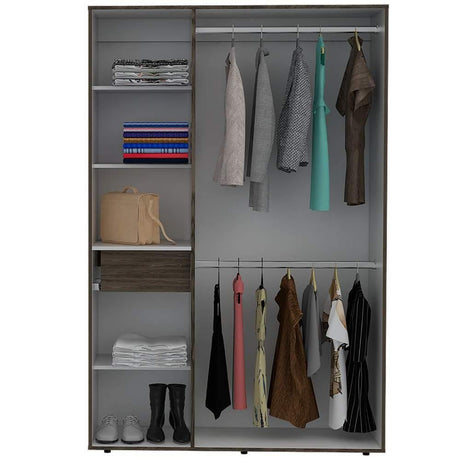Closet Roko Coñac 120x181.9cm con 1 Cajones con 4 Entrepaños - Closets | Bylmo
