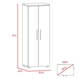 Alacena San Lorenzo Blanco 62 cm con Dos Puertas y un Cajón Lateral - Muebles Organizadores | Bylmo