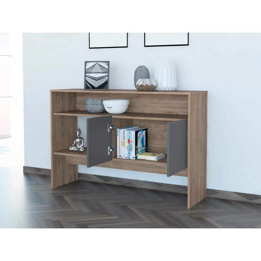 Arrimo Classic Miel y Plomo 120 cm con Dos Puertas - Bifes | Bylmo