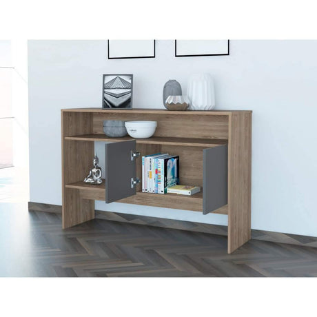 Arrimo Classic Miel y Plomo 120 cm con Dos Puertas - Bifes | Bylmo