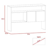 Arrimo Classic Miel y Plomo 120 cm con Dos Puertas - Bifes | Bylmo