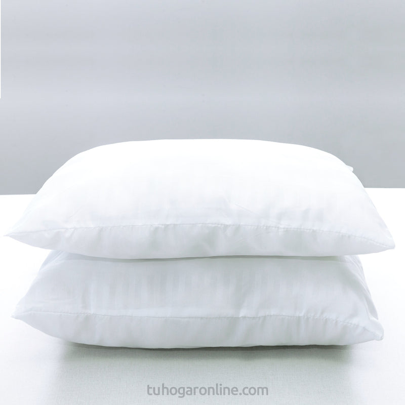 DODO Pack 2 almohadas de moda 60x60cm + 2 protectores de almohada  impermeables 60x60 cm - Relleno