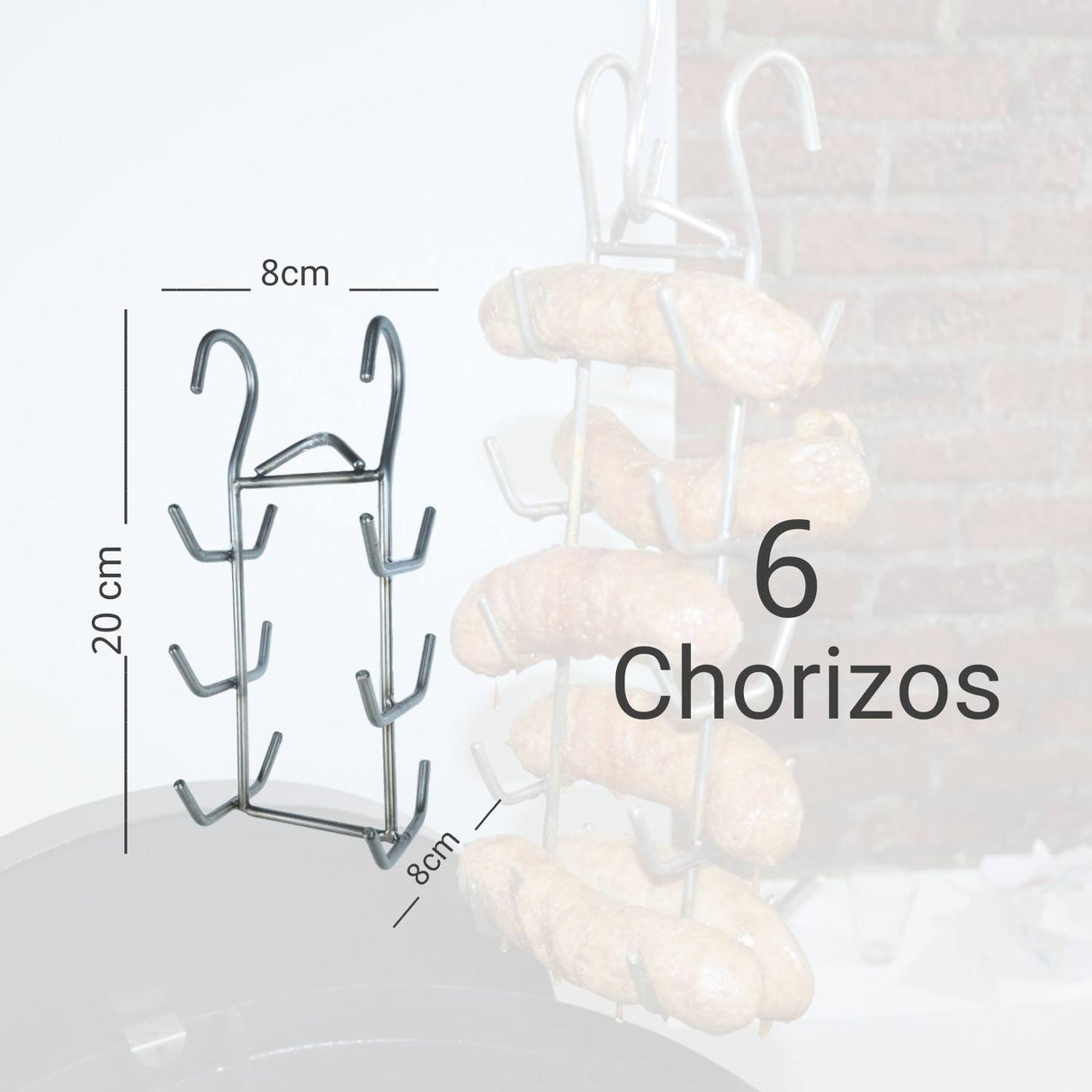 Accesorio para Barril Rectangular Arqueado Blackburn Plateado cm