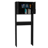 Ahorrador de Espacio para Baño Barcelona Wengue 63x160cm sin Cajones y con Un Entrepaño