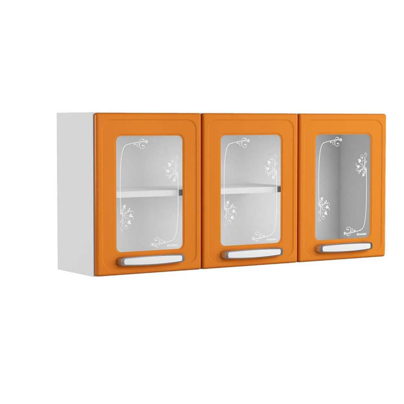 Alacena Balta Naranja 120 cm con Tres Puertas