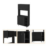Alacena Sable Plus Wengue 95 cm con Cuatro Puertas - Muebles Organizadores | Bylmo