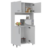 Alacena Blanca 95 cm con Almacenamiento - Alacenas y Muebles Microondas | Bylmo