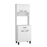 Alacena Buffet Blanco 58 cm con Almacenamiento - Alacenas y Muebles Microondas | Bylmo